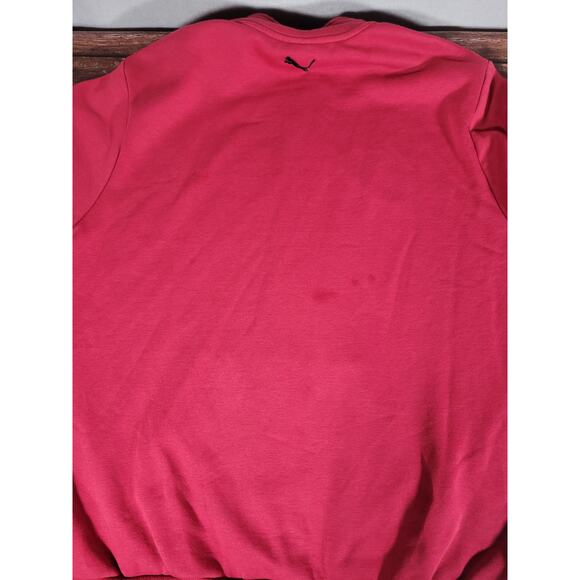 Puma Iconic T7 1/4 Zip Fleece Pullover Burgundy Men's XL - Picture 7 of 8